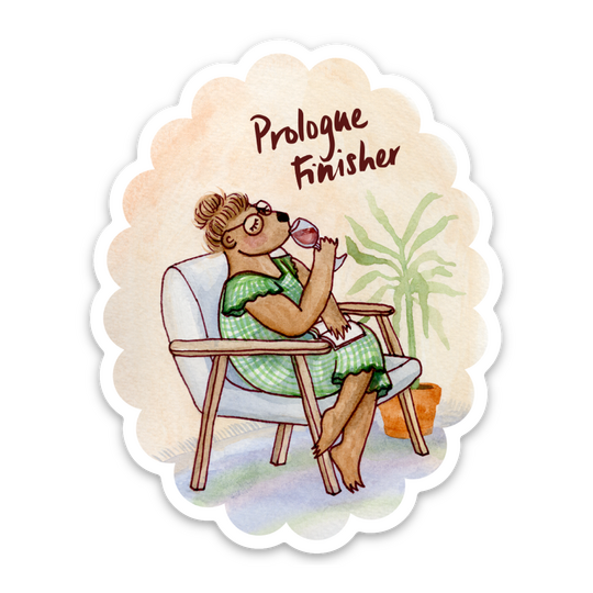 Book Club Mama Bear 3in Sticker (Stickermule) Book Club Mama Bear 3in Sticker (Stickermule)